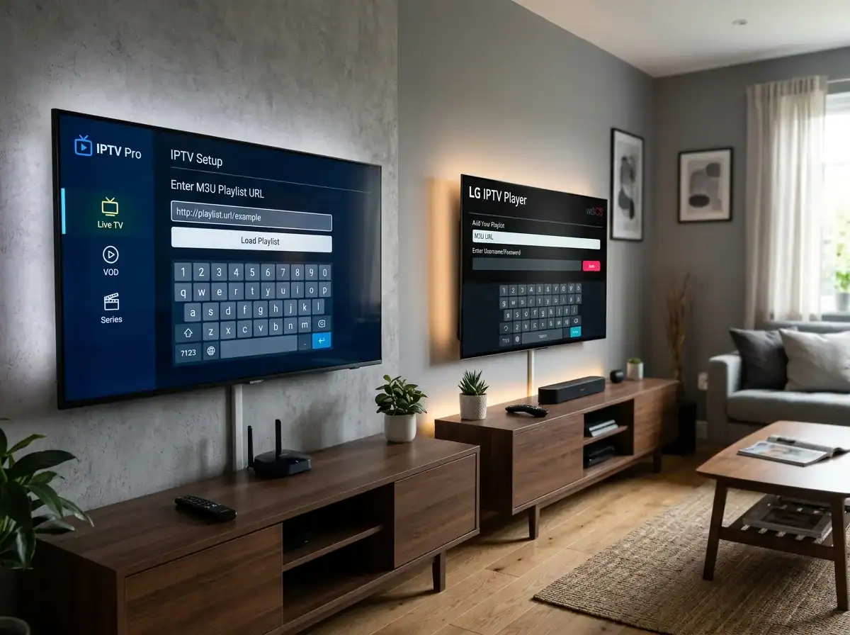Samsung and LG Smart TVs running IPTV applications